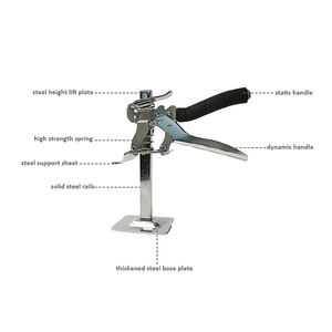 WISDOM Herramienta de elevación manual que ahorra esfuerzo, elevador de puertas, armarios y paneles de yeso, ajustador de altura para azulejos de <span class=keywords><strong>pared</strong></span>, localizador de altura para azulejos metálicos - Product Image 6