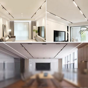 LOSO 48V Ultra Thin Indoor Living Room Bedroom Aluminum Surface Mounted LED Magnetic Track <b>Light</b> - Product Image 4