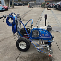 Machine de marquage routier manuelle efficace à haute précision pour peinture à froid