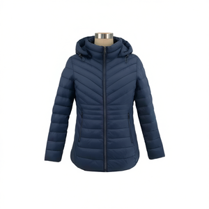 VH-104 Giacca Imbottita da Donna Taglie Forti 46-56, Cappotto Invernale con Cappuccio - Product Image 2