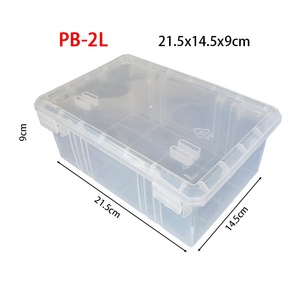 Tùy chỉnh rõ ràng cao cấp lưu trữ hộp cứng nhựa PP rõ ràng bin bao bì - Product Image 2