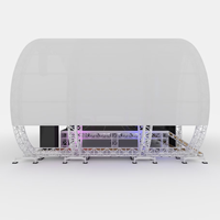 Estructura Circular Truss Portátil para Escenario de DJ e Iluminación de Eventos Estructura Curva de Aluminio Duradero Fabricada con Aleación de Aluminio Prémium
