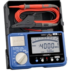 Mégohmmètre HIOKI IR4057-50, Mégohmmètre de mesure de résistance d'isolement, adopte une conception intégrée - Product Image 2