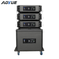 KA208 Altavoces Line Array Activos de Alta Calidad para Escenario al Aire Libre con Doble Woofer de 8 Pulgadas y 2 Canales Sistema de Sonido PA