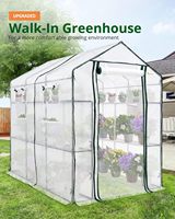 143X214X195cm serres de jardin résistantes aux intempéries système de culture de légumes hydroponique intérieur grande tente de culture de plantes serre