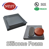 Feuille de mousse de silicone à cellules fermées résistante aux hautes températures pour l'étanchéité et l'isolation des joints