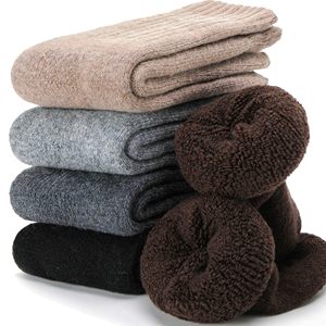 Merino Wool <b>Socks</b> Super Thick Thermal Hiking Winter Warm Boot Heavy <b>Soft</b> Cozy <b>Socks</b> for Cold Weather - Product Image 1