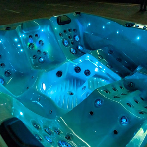Venta caliente al aire libre bañeras de hidromasaje impermeable duradero bañera de hidromasaje spa personalizado con cubierta - Product Image 1