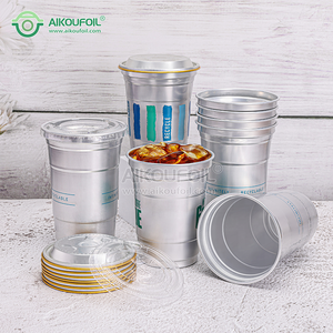 Gobelets en aluminium de 12 oz avec gobelets en aluminium de 12 oz pour boissons réutilisables en aluminium <span class=keywords><strong>Pyrex</strong></span> Fête Plus 12 oz - Product Image 6