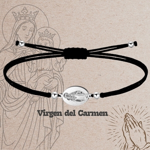 Vergine di Carmen bracciale in acciaio inox bella collana pendente Saint e cattolico ispirato gioielli bracciale - Product Image 2