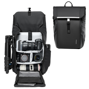 MOYYI Shockproof DSLR <strong>Camera</strong> <strong>Bags</strong> for Men Multi-function Laptop <strong>Camera</strong> Video <strong>Backpack</strong> <strong>Bags</strong> - Product Image 1