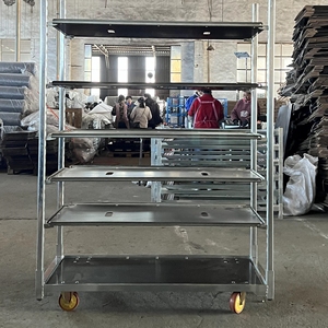 Chariot danois à quatre roues industriel OEM pour le <span class=keywords><strong>transport</strong></span> <span class=keywords><strong>de</strong></span> fleurs <span class=keywords><strong>et</strong></span> <span class=keywords><strong>de</strong></span> <span class=keywords><strong>meubles</strong></span> - Product Image 2