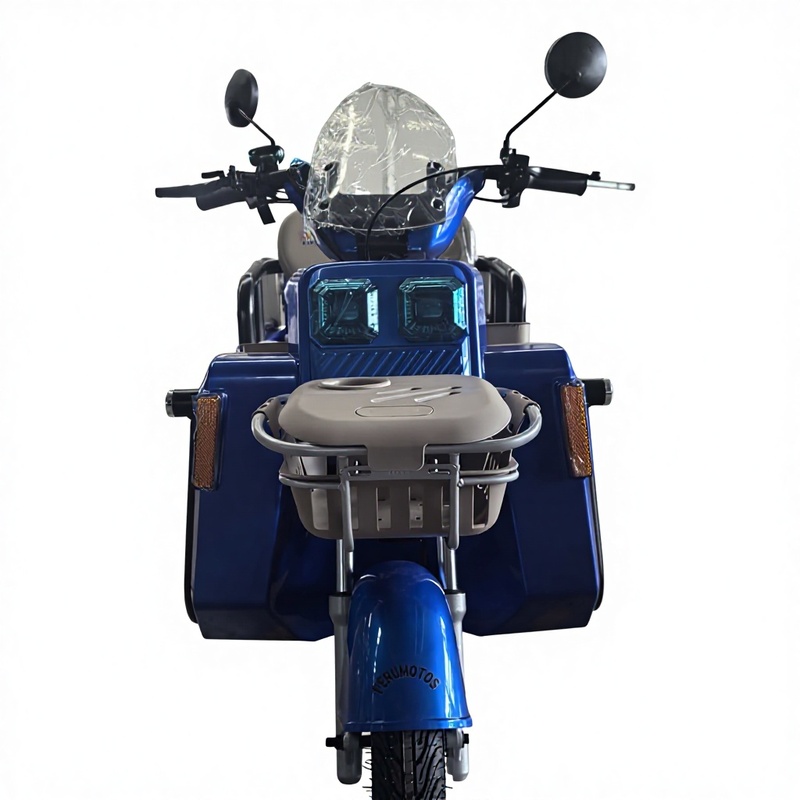 1200W60V20AHIntelligent Small Electric Tricycle for Passenger