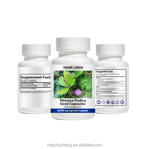 Kräuterergänzung <span class=keywords><strong>Mimosa</strong></span> Pudica Samenkapseln für Erwachsene zur Unterstützung des Darms und der Verdauung mit Immununterstützung 60 Kapseln - Product Image 2