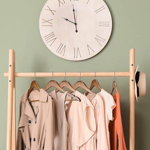 Custom Natural Solid Wood <b>Hangers</b> Space Saving High Quality Non Slip Bulk Laundry Coat Clothes Shirt Suit Wooden <b>Hangers</b> - Product Image 4