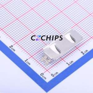 MY-2032-10 Button & Strip Battery Connector SMD Connector Battery Clip CR2032 Phosphor Bronze Nickel - Product Image 2