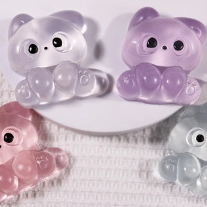 NEW Popular Transparent Animals Series Squishy Toy-Bouncy Jelly Texture Stress Relief Gift for Teens Adults Wholesale Toys - Product Image 1