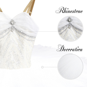 T0244 ragazze Professional White <span class=keywords><strong>La</strong></span> Bayadere Costume da balletto Ballerina Performance Classic Dress Tutu - Product Image 4
