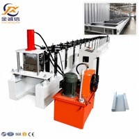 Machine de formage à froid de rails de fond de conteneur pour bâtiments modulaires, maisons préfabriquées, bureaux, machine automatique galvanisée