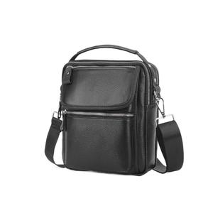 กระเป๋าสะพายไหล่ผู้ชายหนังวัวชั้นหนึ่งกระเป๋าสะพายไหล่แนวตั้งกระเป๋าเอกสารแบบนุ่มลำลองทำจากหนังวัวชั้นหนึ่งตามสั่ง - Product Image 5