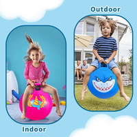 Yongni — jouets pour enfants Anti-buée, personnalisés, en PVC, gonflable, corne de mouton, ballon de saut,