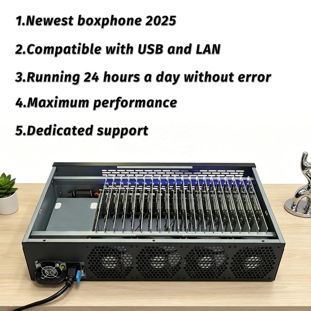20PCS Silent Mobile Phone Motherboard Rig Farm Box Integrate Phone Board Actual Click Phone Farming Farm Smartphones Box System