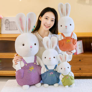 Peluche Coniglietto Simpatico e Paffuto, Cuscino Decorativo e Bambola Giocattolo, Regalo per Uomini e Donne - Product Image 1