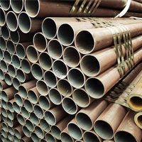 Tuyaux en acier au carbone soudés ERW à bas prix, tubes ronds, services de découpe et de pliage sur mesure pour la fabrication