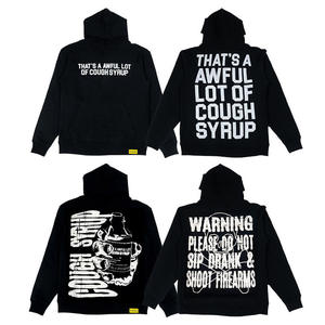 Vêtements pour hommes, sweats à capuche en coton 100% avec impression en relief, streetwear, sweat à capuche personnalisé pour hommes - Product Image 1