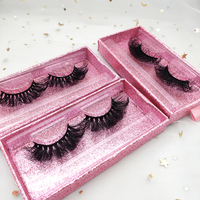 Dd b curl bandes de cils en faux vison vente en gros plateaux de cils incurvés profonds packs boîte avec logo cils incurvés profonds