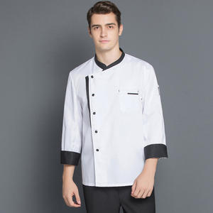 Chaqueta de abrigo de chef uniforme restaurante manga larga unisex - Product Image 1