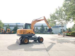 Excavadora Hidráulica de Ruedas Changlin Nueva de 7 Toneladas y 50 Kw, Excavadora de Ruedas con Cuchara en Venta - Product Image 6