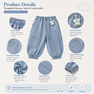 <span class=keywords><strong>Pantalon</strong></span> de sport décontracté pour garçons, hiver et automne, taille élastique, coupe-vent, respirant, confortable et polyvalent - Product Image 6
