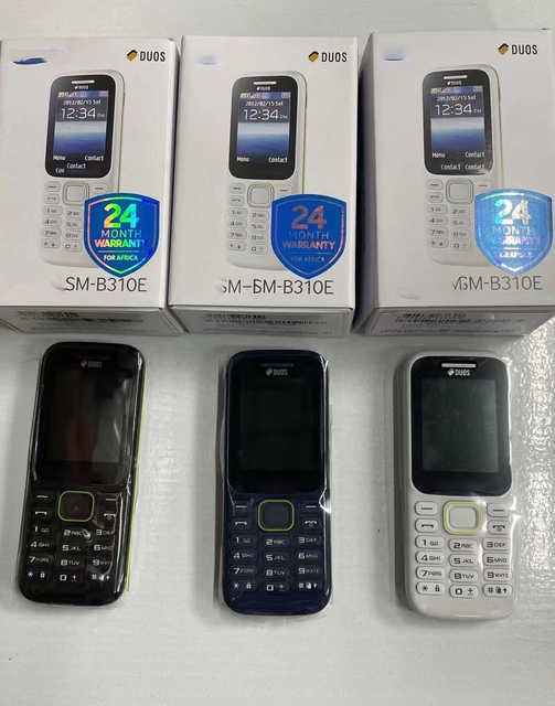 SM B310E DUOS Flip Dual SIM Feature Phone with TFT Display Cheap Price Supports French & German Languages 600-800mAh Battery
