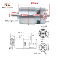 Moteur micro à aimant permanent haute puissance 12V DC 895, 24V 200W 10000 tr/min, efficacité IE3, pour scie de table/tour/tondeuse à gazon DIY