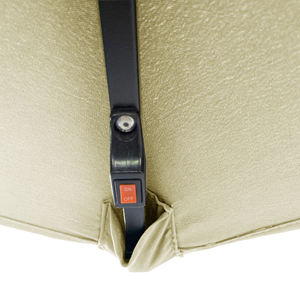 300cm moderne extérieur offset Patio parapluie solaire plaque <span class=keywords><strong>LED</strong></span> lumières puissance gratuite <span class=keywords><strong>parasol</strong></span> extérieur pour meubles d'hôtel - Product Image 6