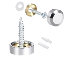 Decorative Furniture Screw Metal Head Mirror Cover Brass Screw Cap