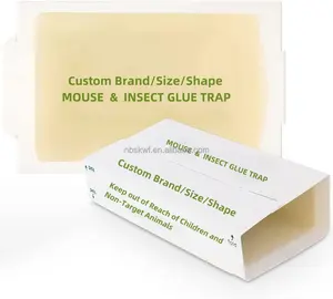 Paquete de 12 trampas Catchmaster PIC GMT4F para pegamento de ratón, solución segura y fácil de usar para el control de plagas