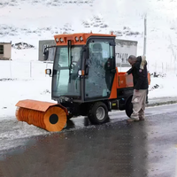 Souffleuse à neige à surface glacée à essence à haut rendement Pelle à neige Machine de déneigement de rue scolaire à vendre