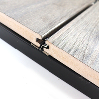 Nouvelle génération de revêtements de sol extérieurs Panneaux de terrasse en bois composite imperméable à l'eau 3D Grain de bois Matériau de sol en PVC