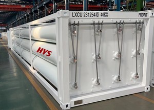 Sử dụng liền mạch Jumbo Xi lanh khí tàu chở nhiên liệu Tank Trailer <span class=keywords><strong>8</strong></span> ống Skid <span class=keywords><strong>container</strong></span> tân trang lại 40ft cng ống bó <span class=keywords><strong>container</strong></span> - Product Image 5