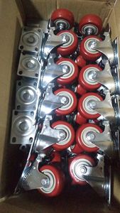 <span class=keywords><strong>3</strong></span> 4 5 Zoll Hot Sale Mittelschwere PP PVC PU TPR Rad schwenk platten rollen für Wagen - Product Image 6