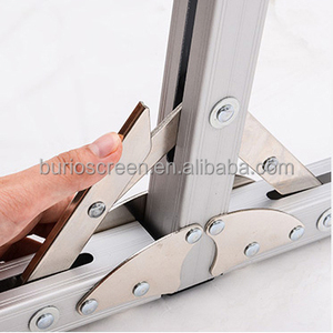 Écran <span class=keywords><strong>de</strong></span> <span class=keywords><strong>projection</strong></span> extérieur à pliage rapide <span class=keywords><strong>de</strong></span> 16 pieds x 9 pieds Écran à pliage rapide <span class=keywords><strong>de</strong></span> <span class=keywords><strong>220</strong></span> pouces 16:9 avec surface avant et arrière et rideaux à 4 côtés - Product Image 6