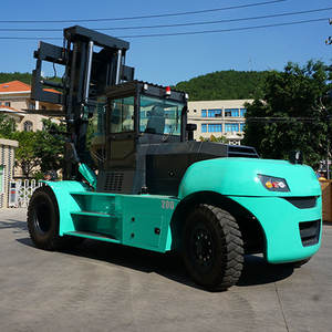 מלגזה חדשה מדגם ג'יצ'ואן דיזל 4X4, אורך מזלג 1220 מ\\\"מ, תורן דו-שלבי, מתאימה לשטח, קיבולת 16-42 טון, ממקור ג'יאנגסו. - Product Image 2