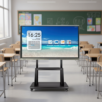 Tableau blanc interactif multi-touch de 75 pouces pour bureau, conférence, école, écran tactile HD, tout-en-un, tableau blanc intelligent