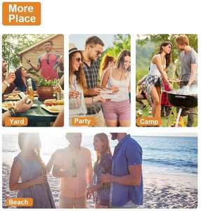 Premium Heavy-Duty Manual Rotisserie Chicken BBQ Grill <span class=keywords><strong>Kit</strong></span> con rotación automática de hierro fundido de acero carbón fiestas al aire libre - Product Image 6