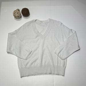 Maglione Pullover da <span class=keywords><strong>Donna</strong></span> Elegante con Scollo a V e Maniche Lunghe, Design Raffinato per Primavera e Autunno, Alta Qualità - Product Image 2