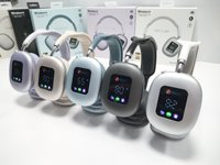 Headphone Nirkabel Dinamis Model Pribadi Pabrik dengan Lampu RGB, Tahan Air IPX5, Layar, dan Desain On-ear & Over-ear