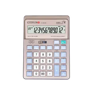 Hoge Kwaliteit Citiplus CT-2012EK Goedkope Prijs Engelse Taal Praten 12 Cijfers Groot Formaat Pratende Calculator Aangepaste Logo Business