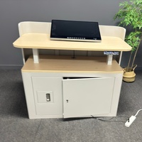 Table d'enseignement intelligente personnalisable Podium de présentation multimédia polyvalent pour salle de réunion scolaire